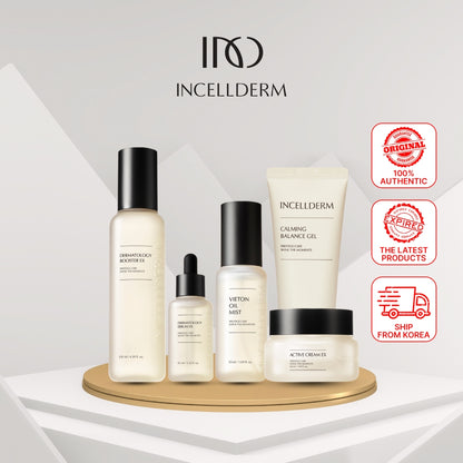 INCELLDERM 5 types of basic care set Korean genuine products