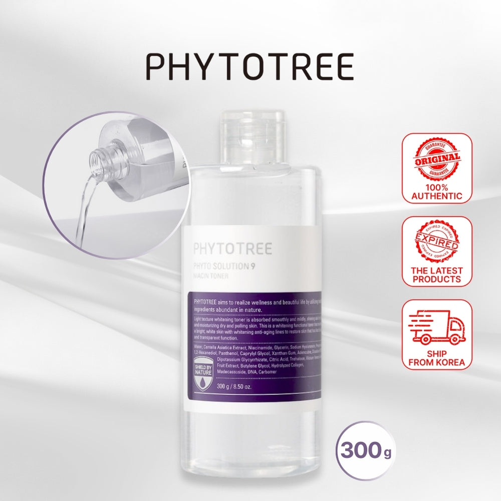 Phytotree SOLUTION 9 NIACIN TONER 300g Whitening/Wrinkle Improvement