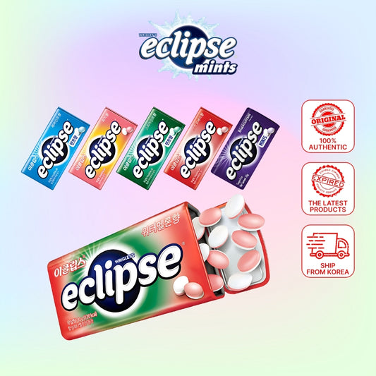 Eclipse Sugar Free Candy 6 Types/Pepper Mint/Spearmint/Peach/Blackcurrant/Strawberry/Watermelon