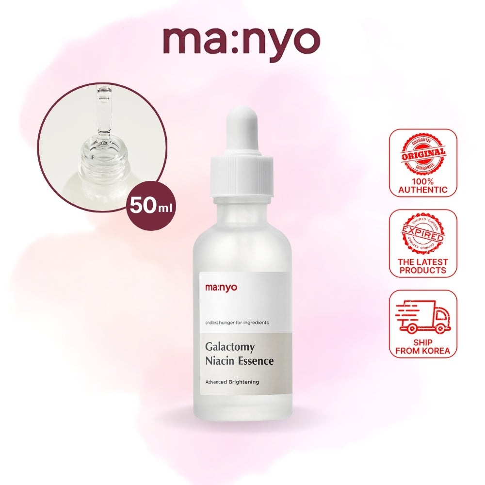 Manyo Factory Galactomy Niacin Brightening Essence 50ml - Korean Skincare Serum for Hydration & Anti-aging