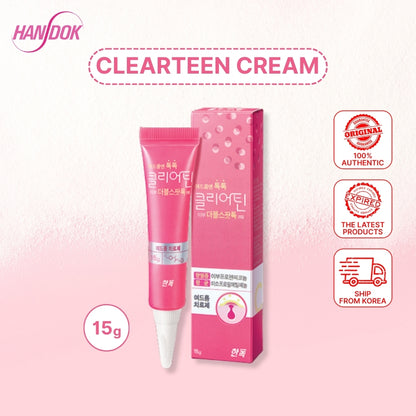 Handok Clearteen Acne TokTok Double Spot Tok Cream 15g / Acne Treatment