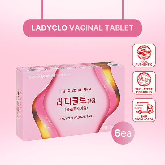 LADYCLO Vaginal Tablet for Candidal & Trichomonal Vaginitis - Gynecological Tablets from Korea