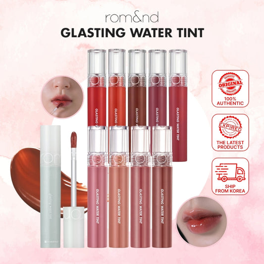 Romand [rom&nd] Glasting Water Tint/Long-lasting Lip Tint for Vibrant Natural Color/K-Beauty