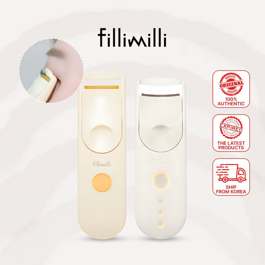 Fillimilli Olive Young Heating Eyelash Curler 2 Types (Battery/Wide USB Rechargeable)