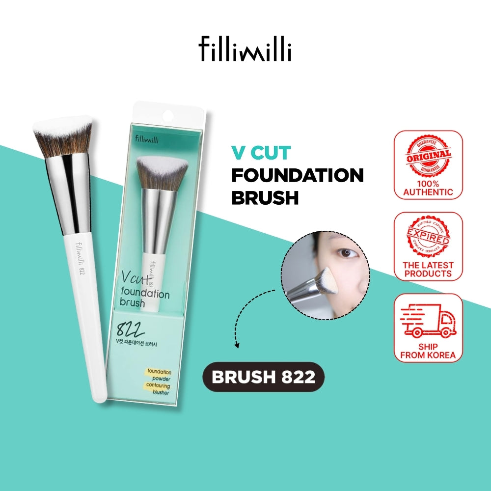 Fillimilli Olive Young V Cut Foundation Brush 822(1pcs)