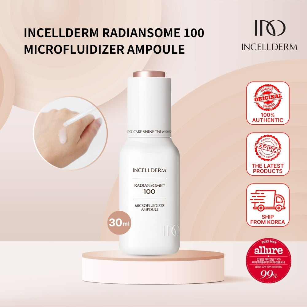 INCELLDERM RADIANSOME 100 MICROFLUIDIZER AMPOULE 30ml