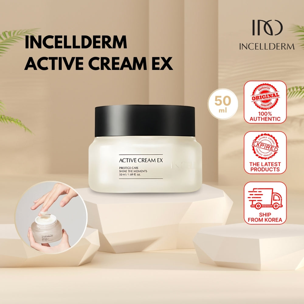 [INCELLDERM] Active Cream EX - Intensive Hydration & Skin Revitalization, Authentic Korean Product