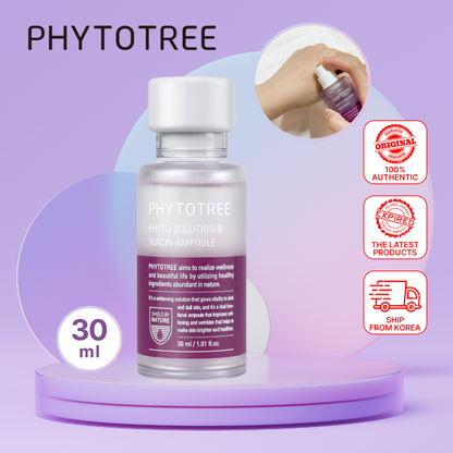 Phytotree Solution 9 Niacin Ampoule 30ml / Skin-recovery and Whitening Essence