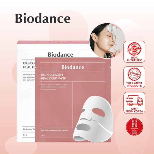 BIODANCE Bio-Collagen Deep Mask Sheet | Hydrogel & Pore Cleansing Mask | Skincare Beauty(no box)