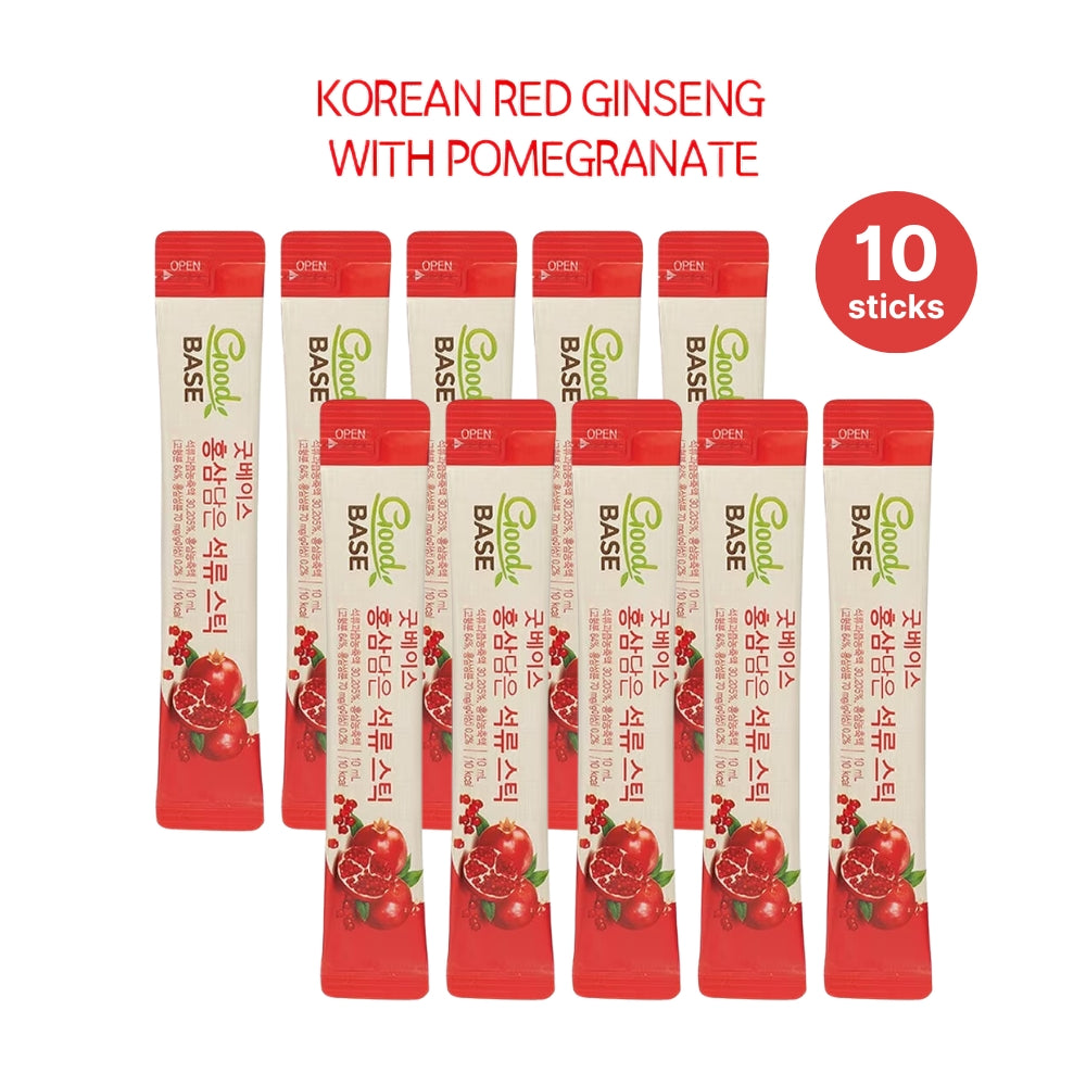 Cheong Kwan Jang Korean Red Ginseng with Pomegranate 10ml x 30 Sticks - Good Base