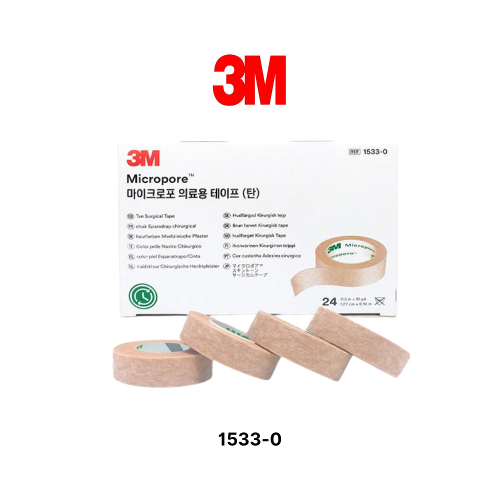 3M Micropore Surgical Tape Skin Tone Hypoallergenic Tape 1533-0 / 1533-1