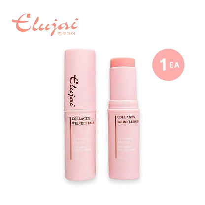 Elujai Collagen Wrinkle Balm 10g / Skincare Moisture Anti Wrinkles Hyaluronic Acid Elasticity