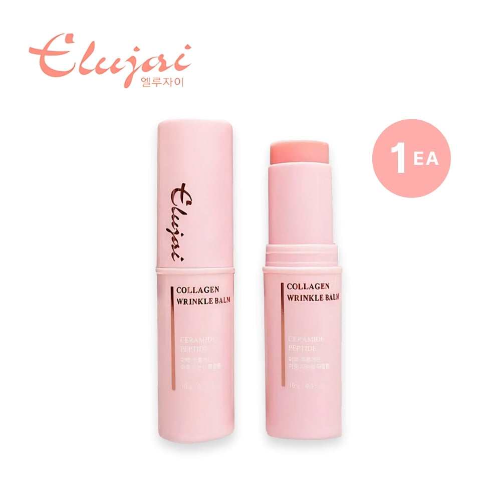 Elujai Collagen Wrinkle Balm 10g / Skincare Moisture Anti Wrinkles Hyaluronic Acid Elasticity