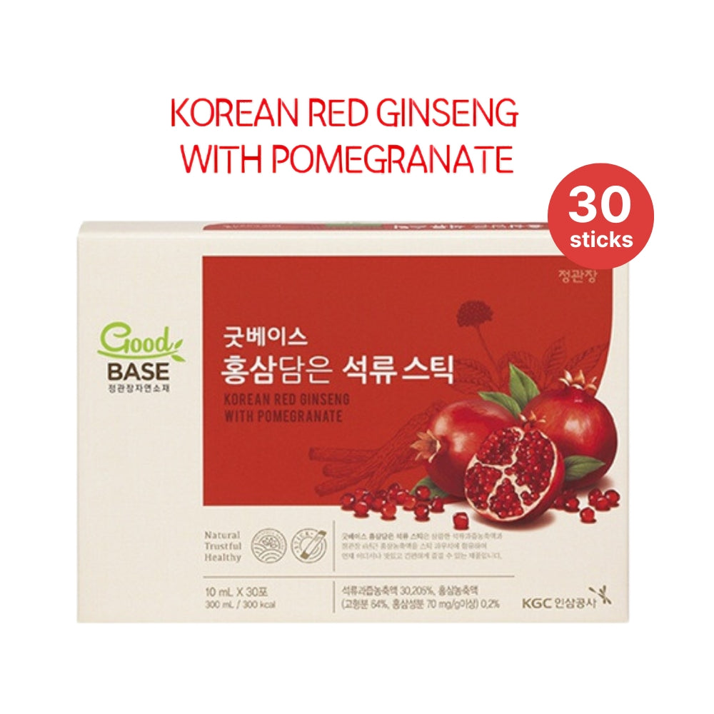 Cheong Kwan Jang Korean Red Ginseng with Pomegranate 10ml x 30 Sticks - Good Base