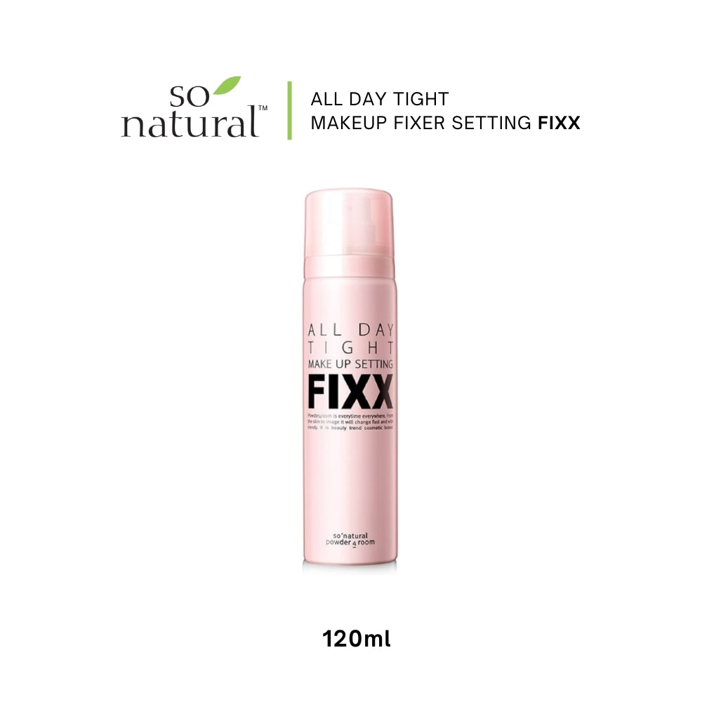 So Natural ALL DAY TIGHT MAKEUP SETTING FIXX (MAKEUP FIXER) 75ML 120ML