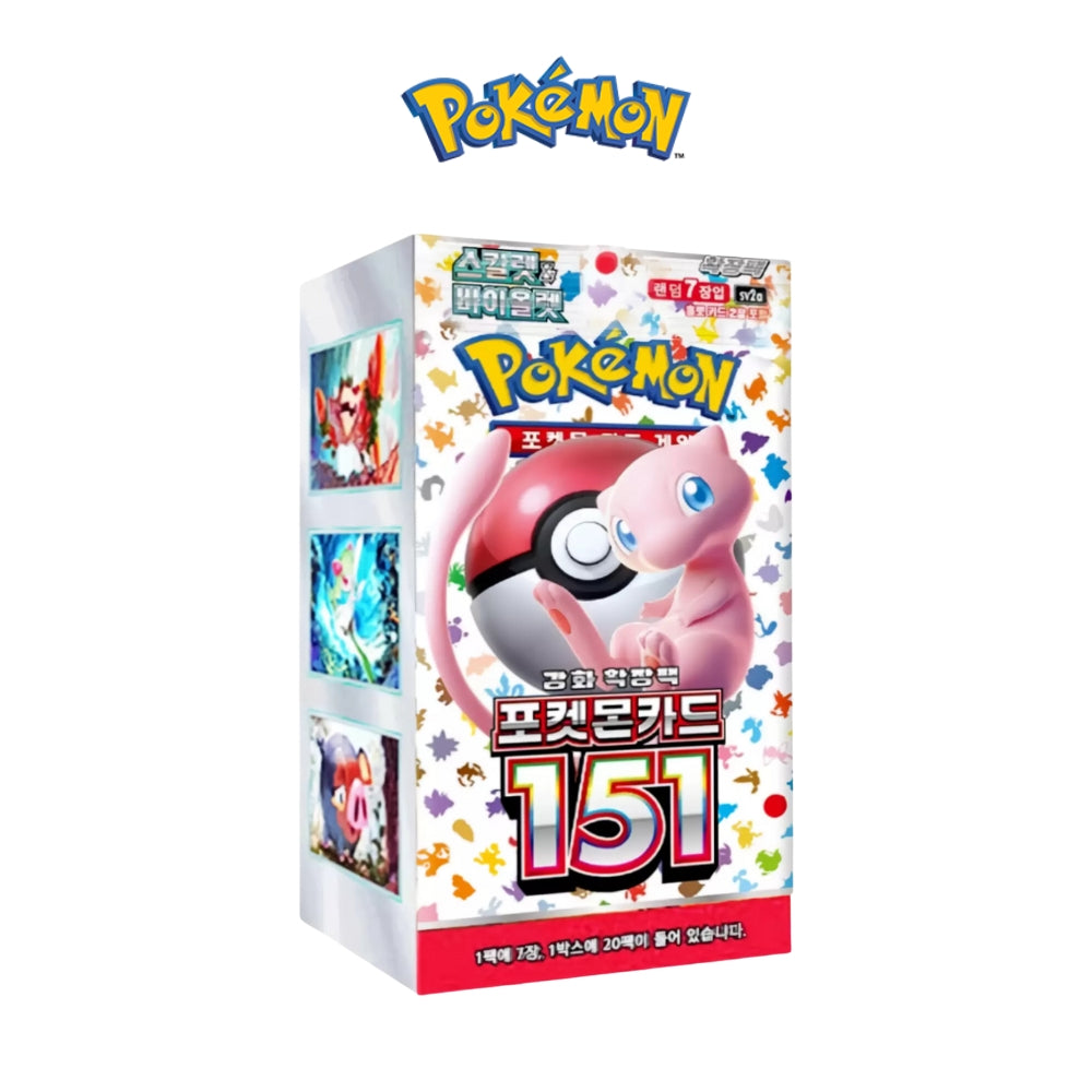 Pokemon Card Scarlet&Violet 151 Booster Box SV2a Sealed Korean ver