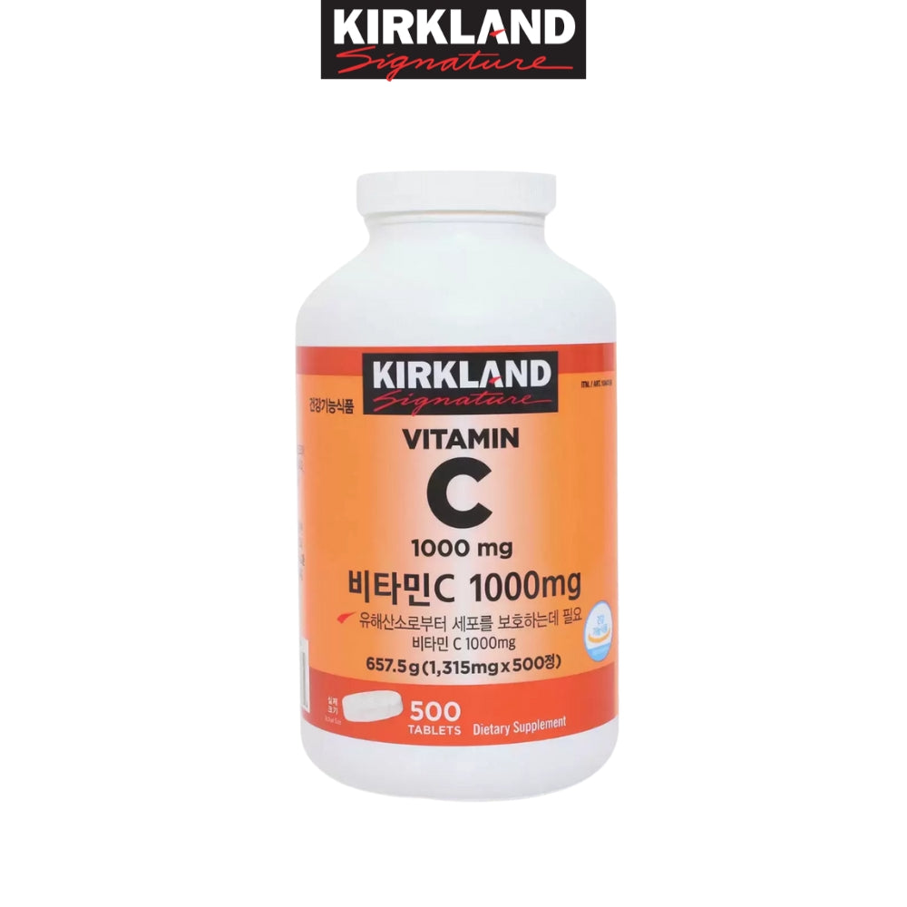 Kirkland Signature Vitamin C 1000mg (1315mg x 500 tablets)