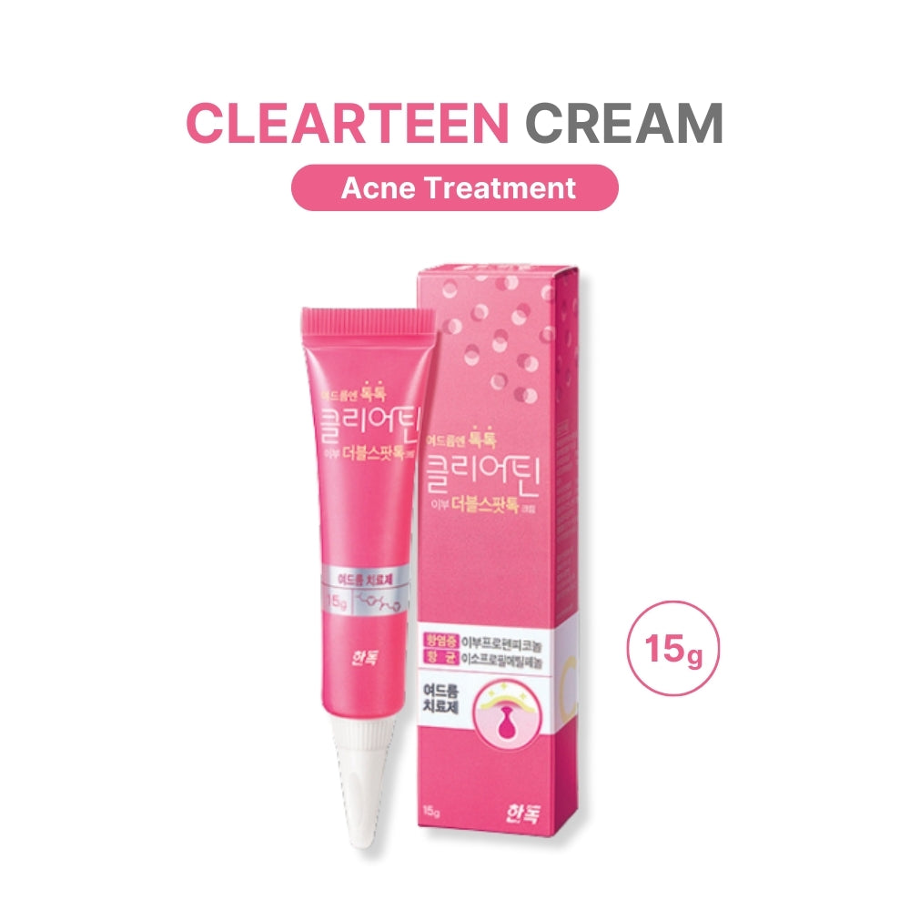 Handok Clearteen Acne TokTok Double Spot Tok Cream 15g / Acne Treatment