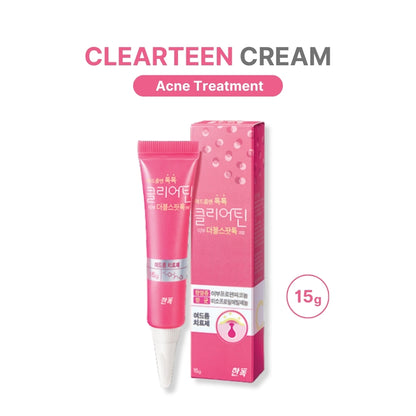 Handok Clearteen Acne TokTok Double Spot Tok Cream 15g / Acne Treatment