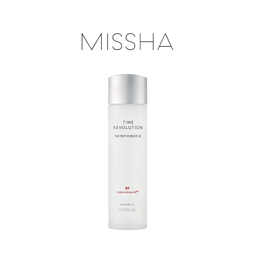 Missha Time Revolution The First Treatment Essence 5X Skincare 180ml - Hydrating, Brightening, Anti-aging Korean Beauty Essential