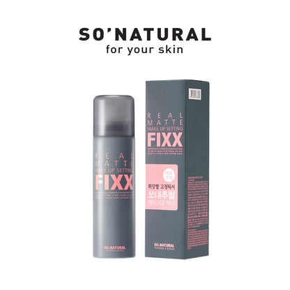 SO NATURAL Real Matte Make up Setting Fixx Fixer 75ml