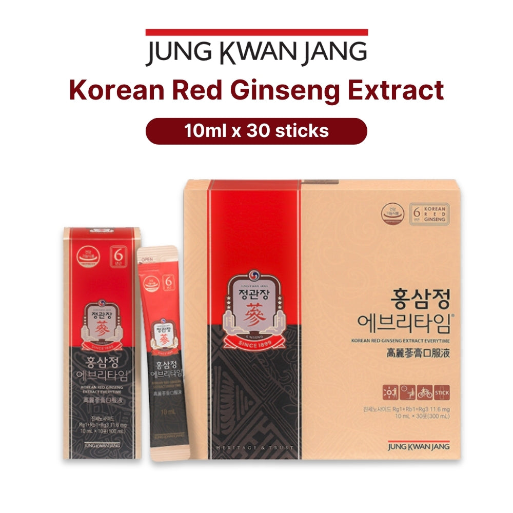 Cheong Kwan Jang Everytime Soft Korean Red Ginseng Extract 10ml (30sticks)