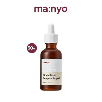 Manyo Factory Bifida Biome Complex Ampoule 50ml - Korean Anti-aging Skincare Serum with Probiotics & Fermented Ingredients