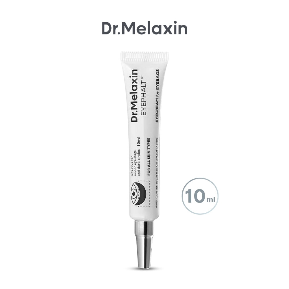 Dr. Melaxin Eyephalt Eyebag Cream 10ml for Eye Bags | Anti-aging Eye Treatment with Hyaluronic Acid and Caffeine for Brightening and Hydration