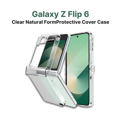 Galaxy Z Flip 6 Clear Natural Form Protective Cover Case - Slim & Durable Smartphone Accessory