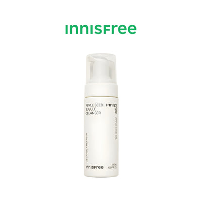 Innisfree Apple Seed Bubble Cleanser 150ml - Gentle Cleansing Foam with Apple Extract