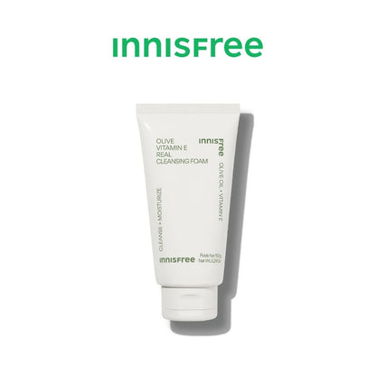 Innisfree Olive Vitamin E Real Cleansing Foam 150g | Gentle Skincare Cleanser