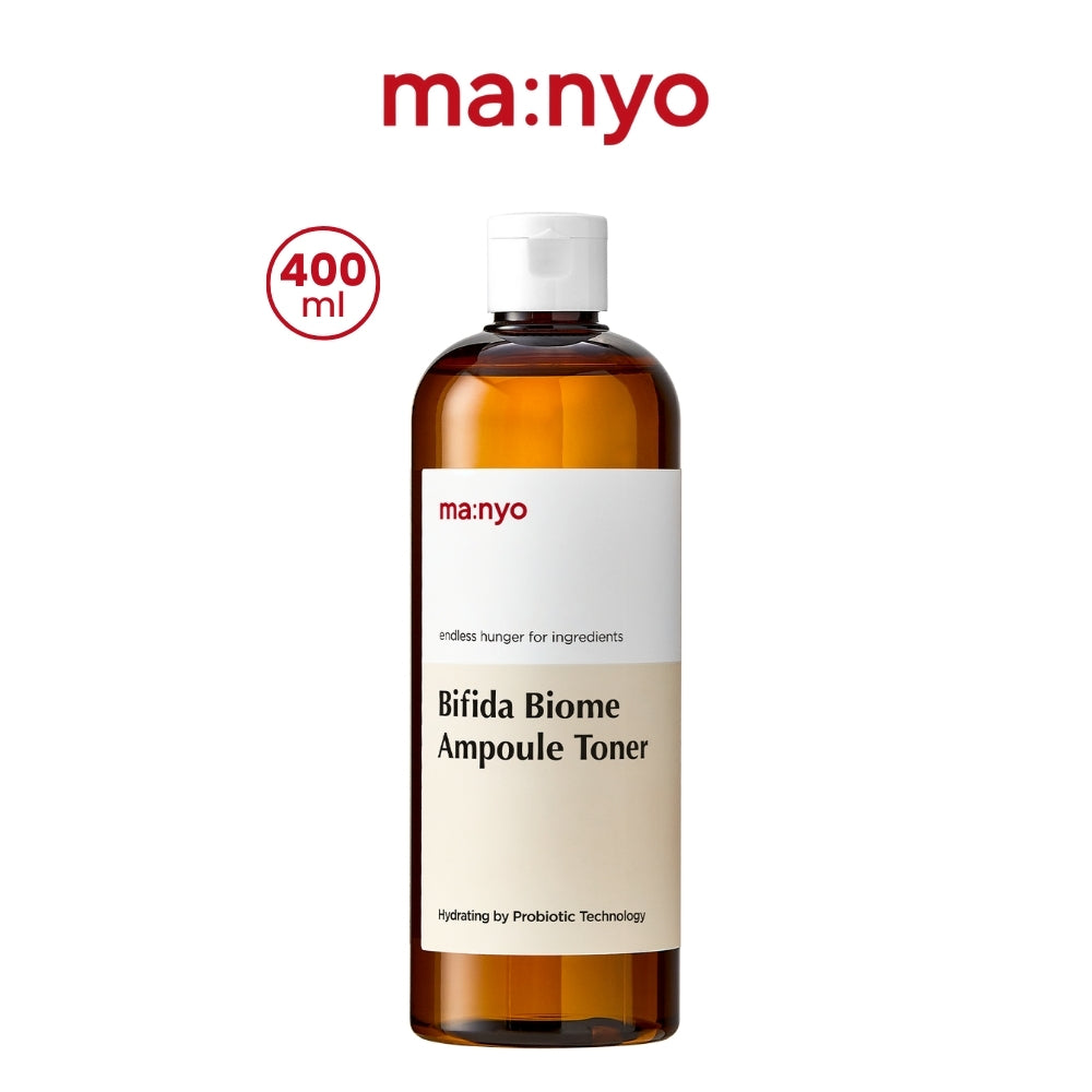 Manyo Factory Hydrating Bifida Biome Ampoule Toner 400ml - Hydrating Skincare Product for Nourished Skin