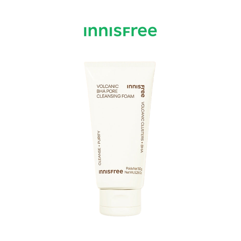 Innisfree Volcanic Pore BHA Cleansing Foam 150g for Pore Cleansing | Korean Skincare