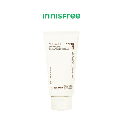 Innisfree Volcanic Pore BHA Cleansing Foam 150g for Pore Cleansing | Korean Skincare