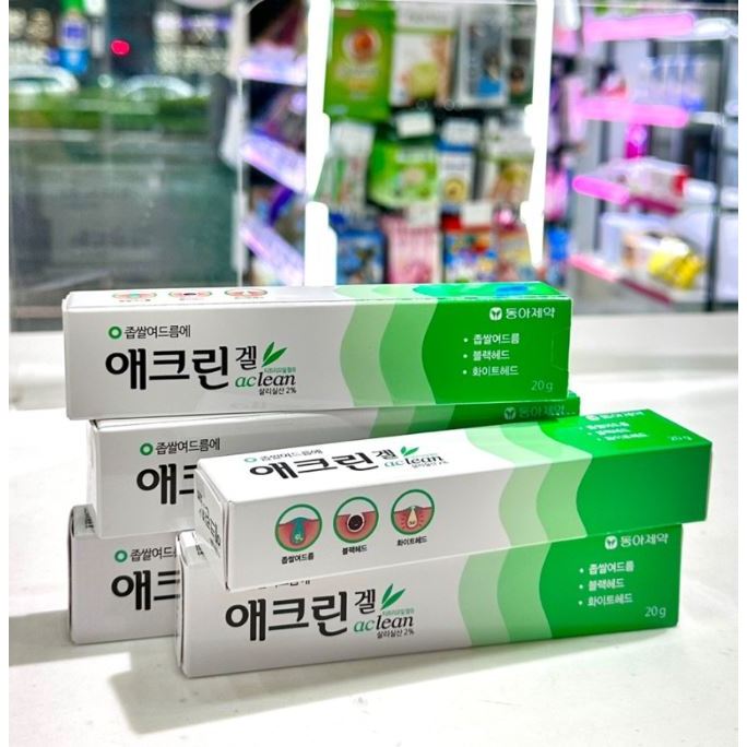 Acnon Cream Aclean Gel Acne Treatment Red acne, Pimples, Pustular acne, Whiteheads Noscarna KOREA