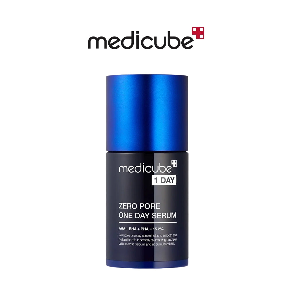 MEDICUBE Zero Pore One-day Serum Double Editions [Exclusive] - Pore Minimizing Anti-aging Skincare Set 30ml + 30ml