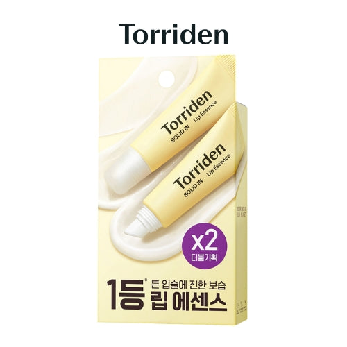 Torriden Lip Essence Bundle - 11ml x 2ea, Glowy Moisturizing Lip Care for Hydration & Repair | Skincare Beauty Deal